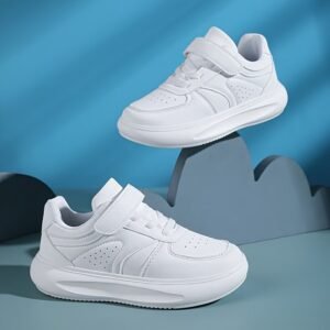 Kids' White Sports Sneakers