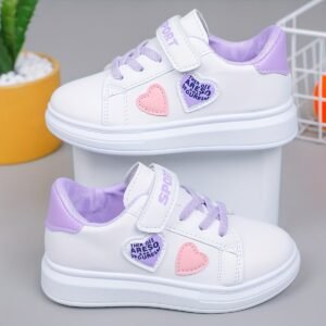 Versatile White Shoes for Girls