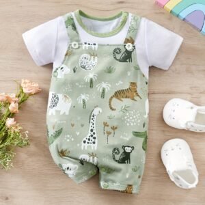 Infant's Zoo Animal Bodysuit