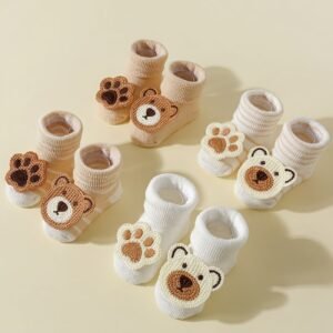 4-Pack Baby Floor Socks
