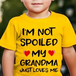 Boys' Letter Print T-Shirt